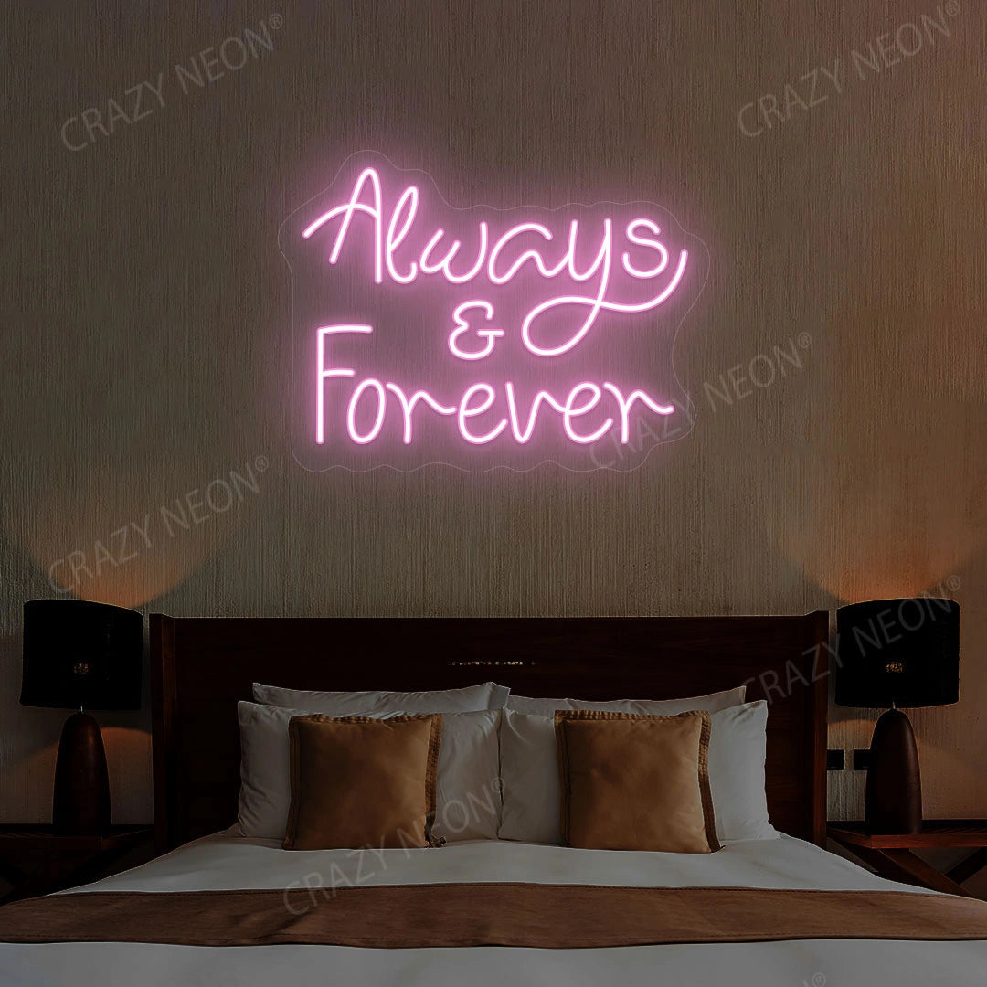 Always And Forever Sign | Pink