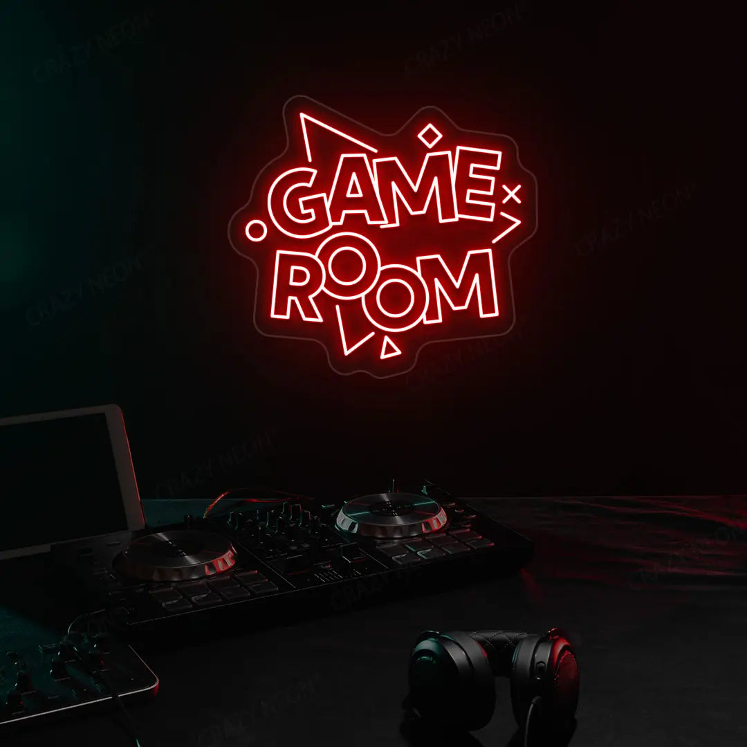 Game Room Neon Sign | Red