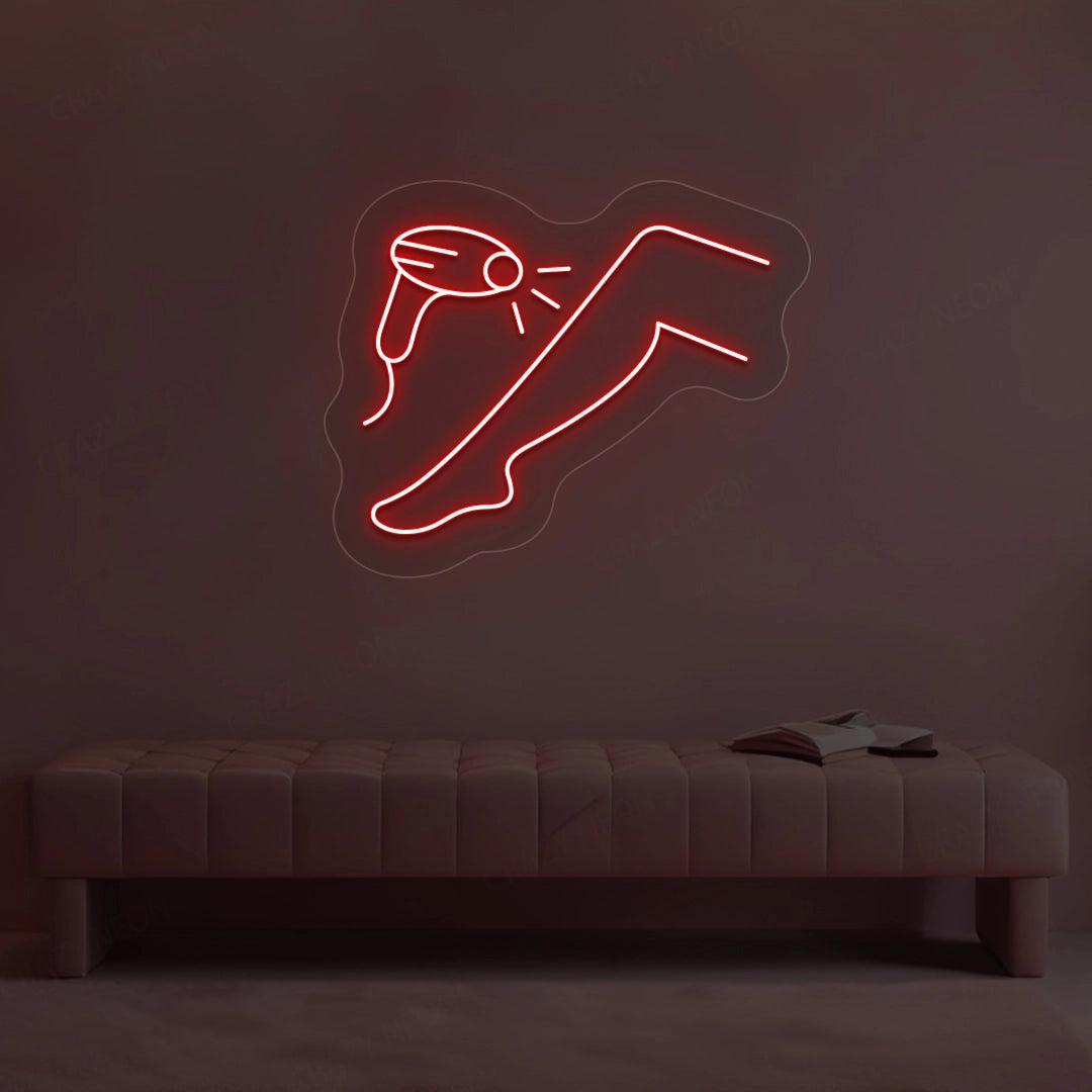 Laser Hair Removal Neon sign | Red