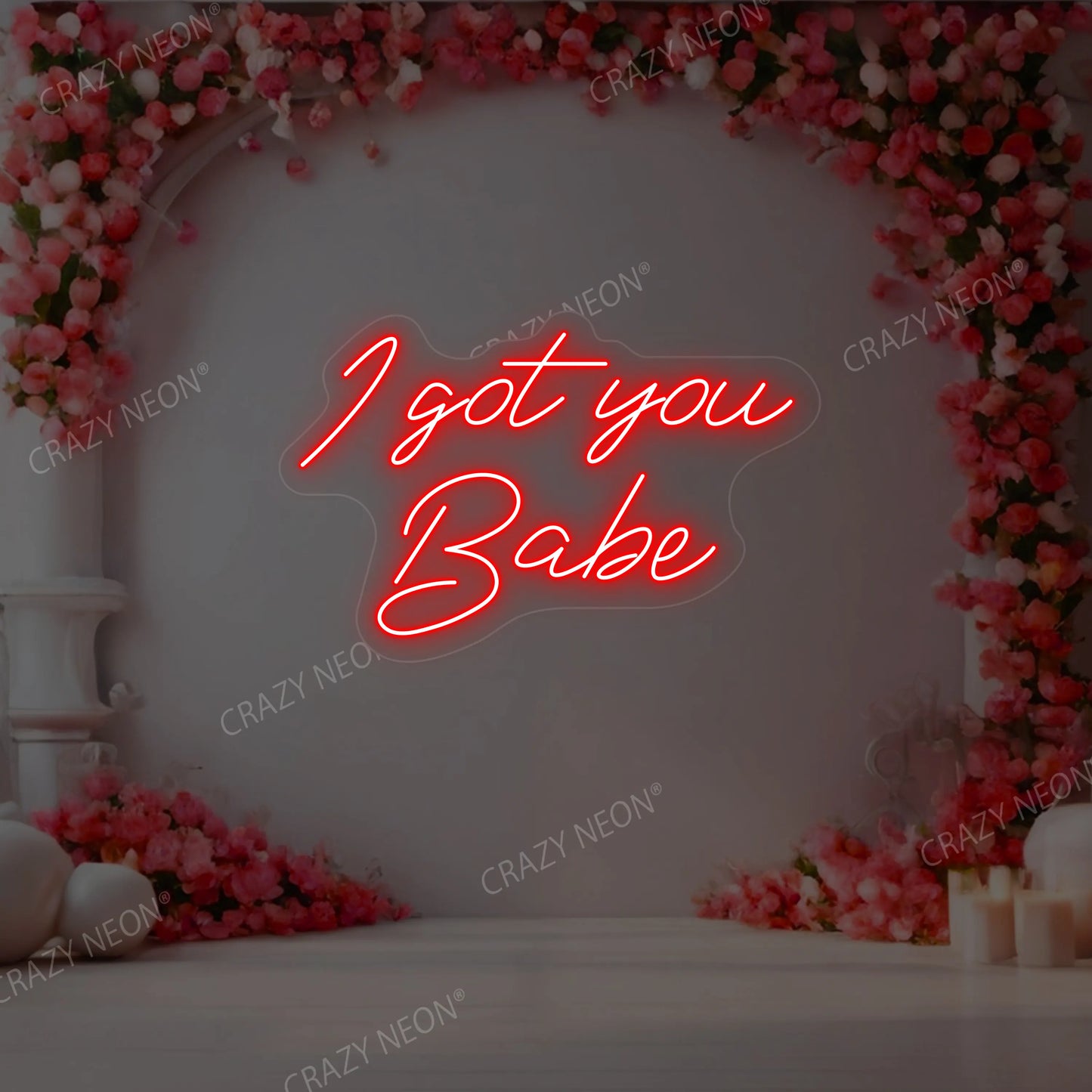 I Got You Babe Neon Sign | Red