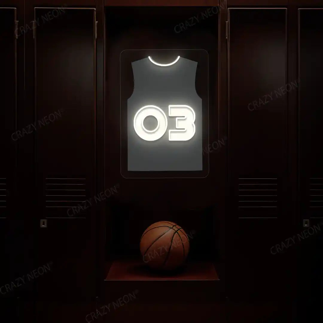 SAS Jersey Basketball Neon Artwork