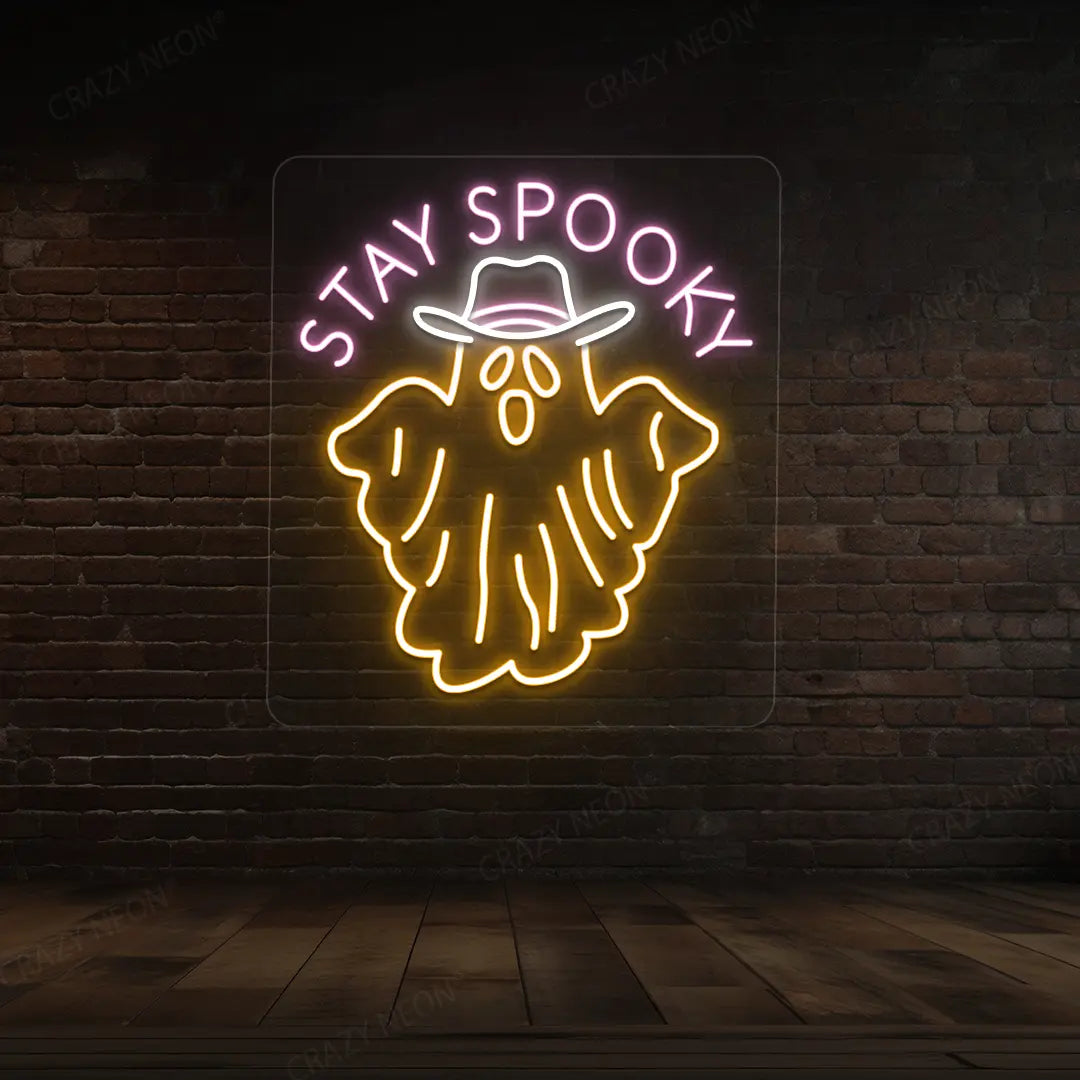 Stay Spooky Neon Sign | Orange