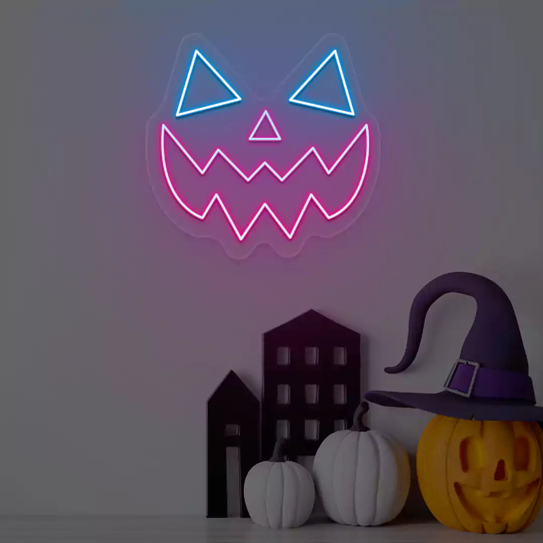 Jack-O'-Glow Neon Sign | Pink