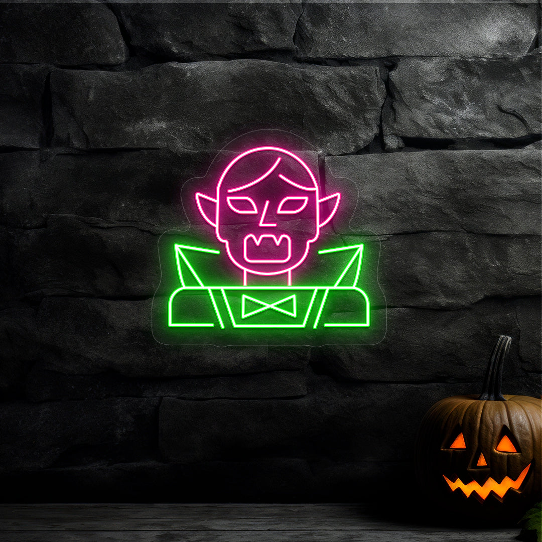 Vampire Neon Sign | Pink