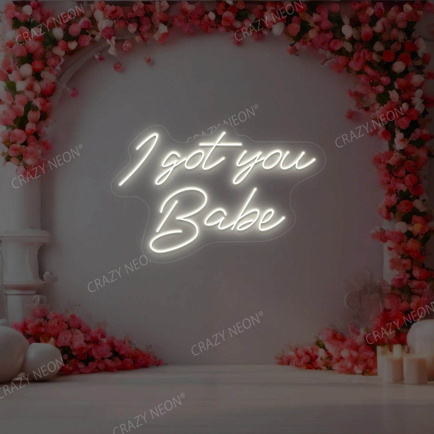 I Got You Babe Neon Sign | Warm White