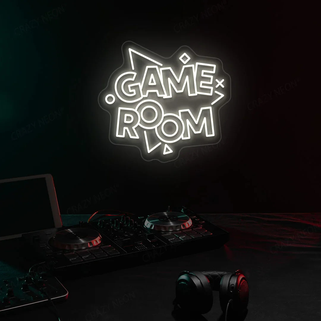 Game Room Neon Sign | Warmwhite