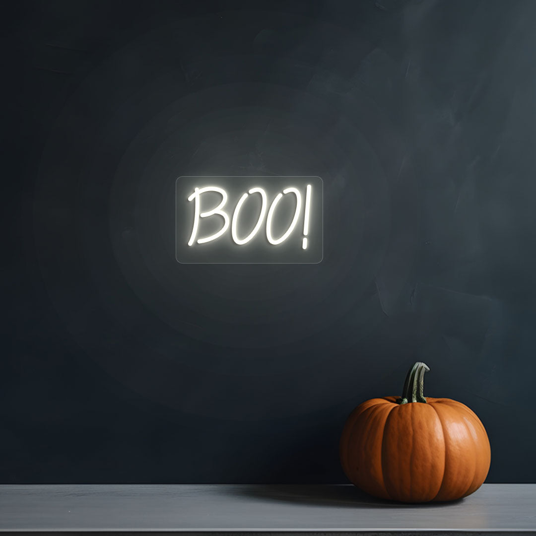 Boo Neon Sign | warm White