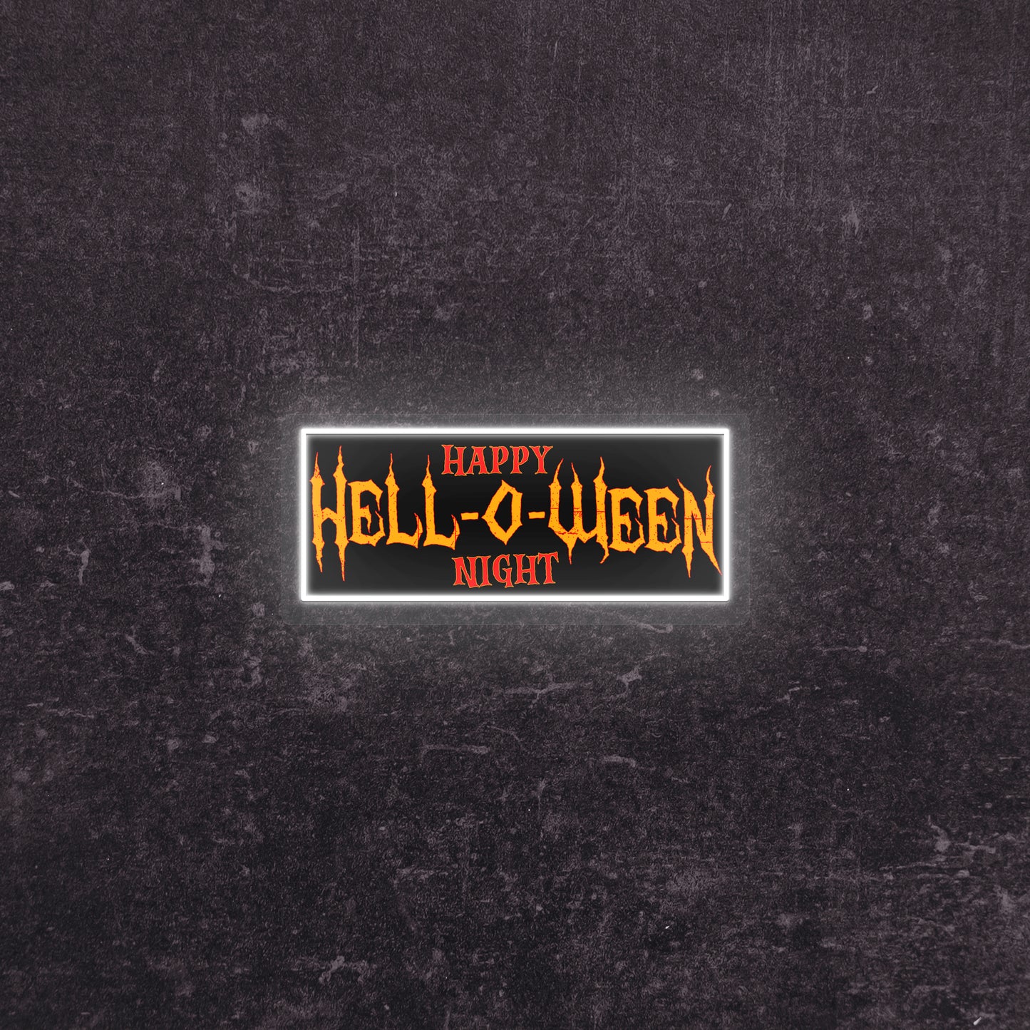 Hell-O-Ween Neon Artwork | Warmwhite