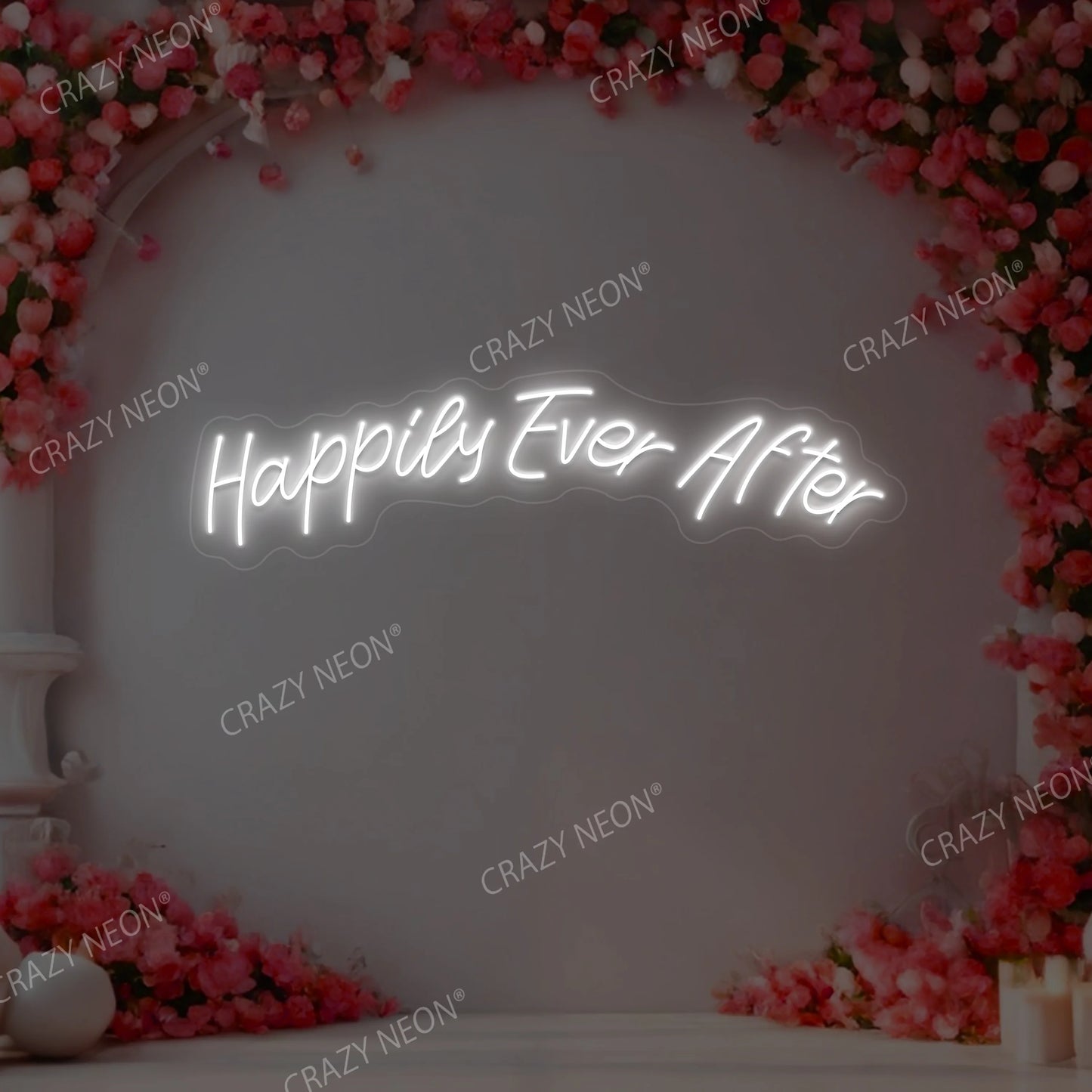 Happily Ever After Neon Sign | Warmwhite