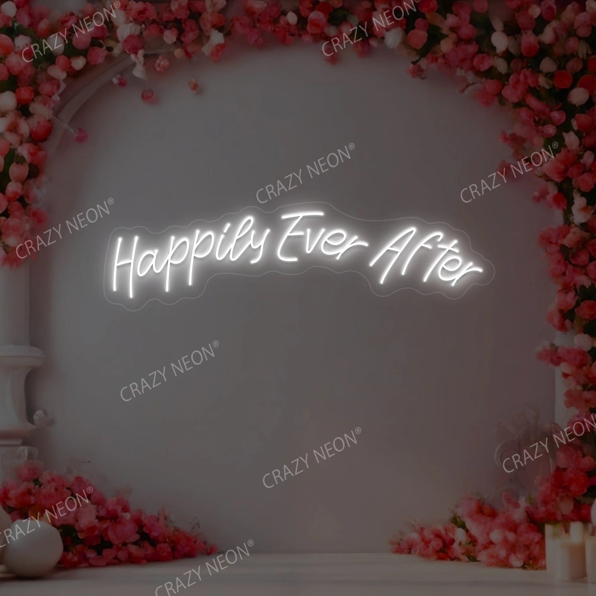 Happily Ever After Neon Sign | Warmwhite