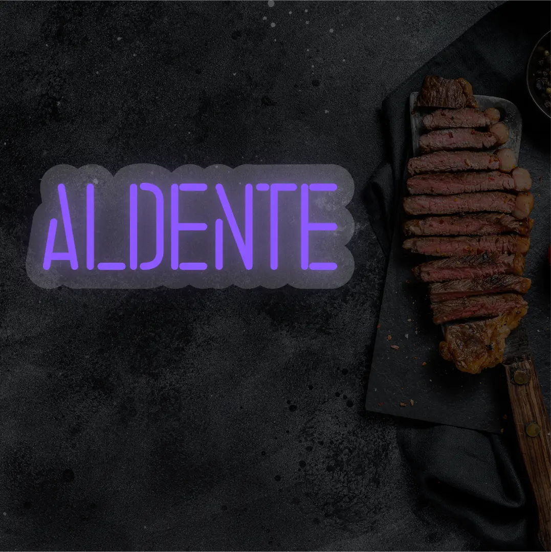 AlDente Neon Sign | Purple