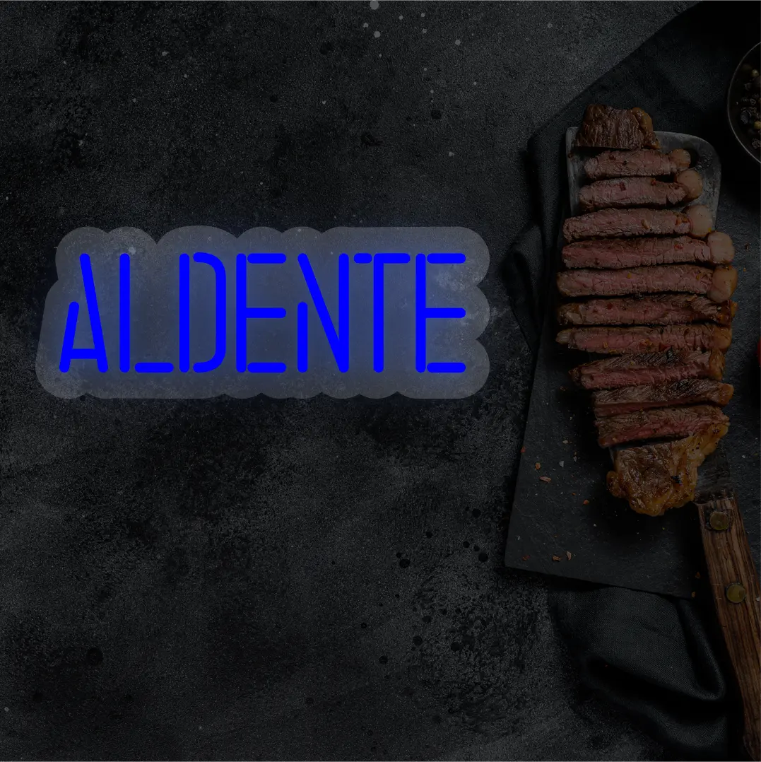 AlDente Neon Sign | Blue