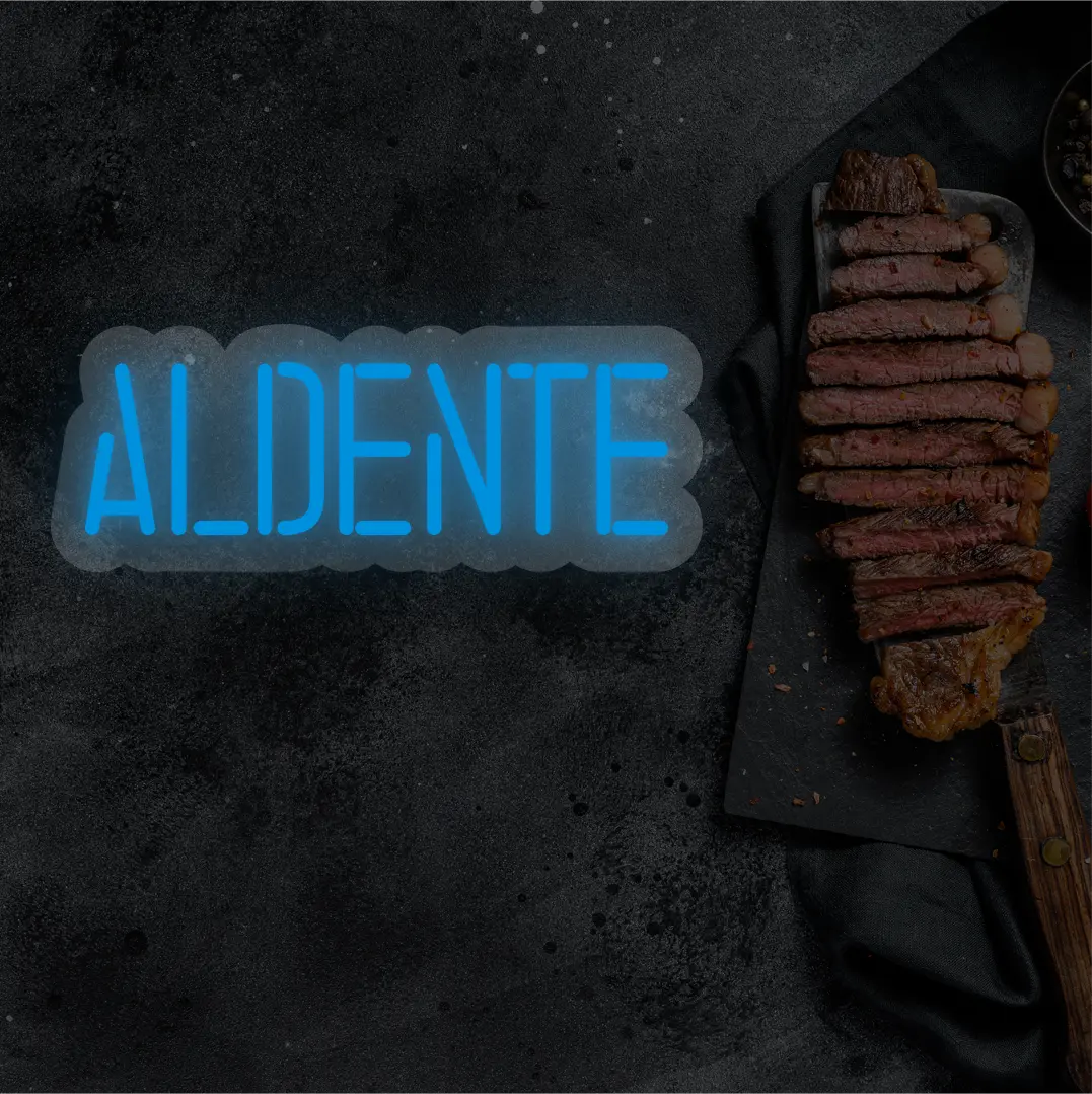 AlDente Neon Sign | Iceblue