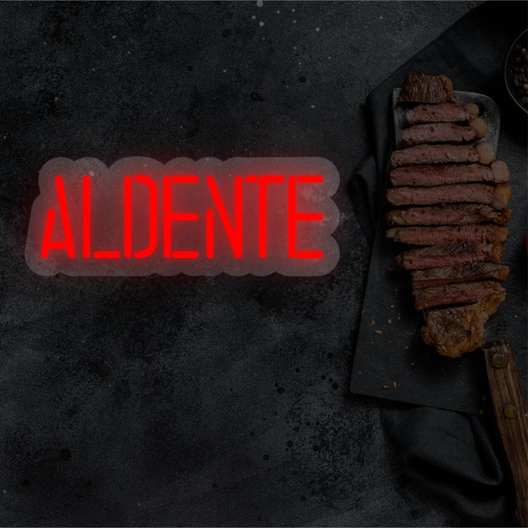 AlDente Neon Sign | Red