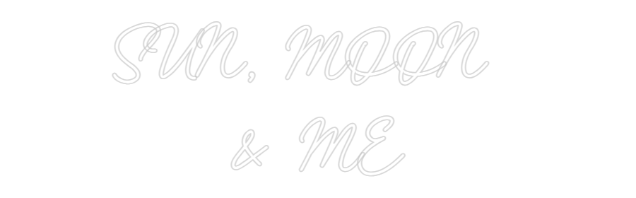 CN LED NEON: SUN, MOON
&...