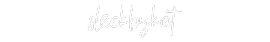 CN LED NEON: sleekbykat
