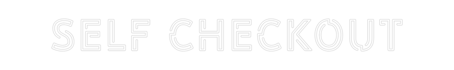 CN LED NEON: Self Checkout