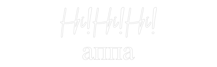 CN LED NEON: Hi!Hi!Hi!
аппа