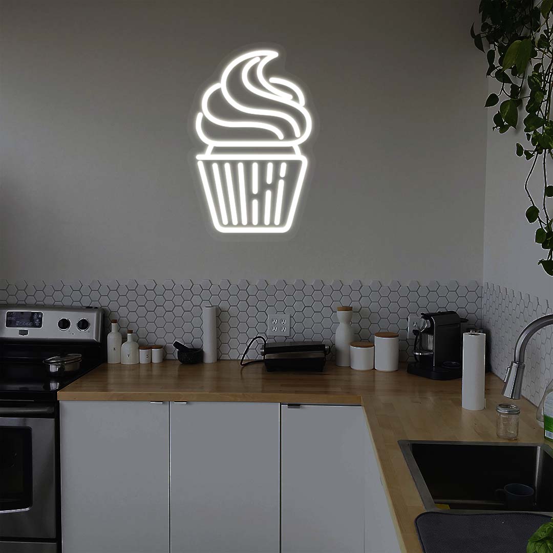 Cupcake Neon Sign