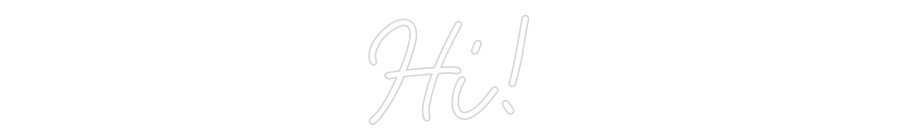 CN LED NEON: Hi!