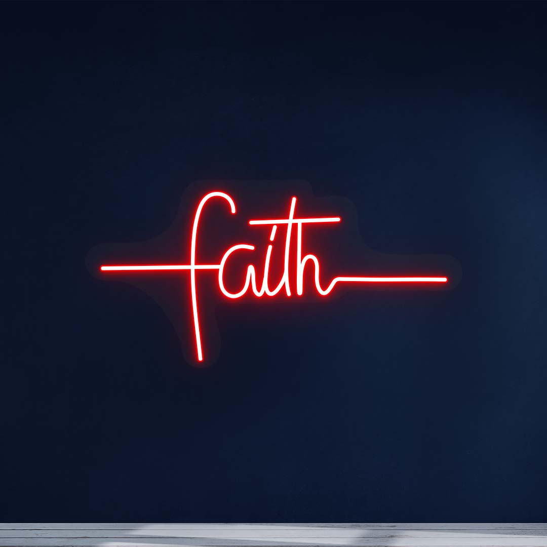 Faith Neon Sign | Red