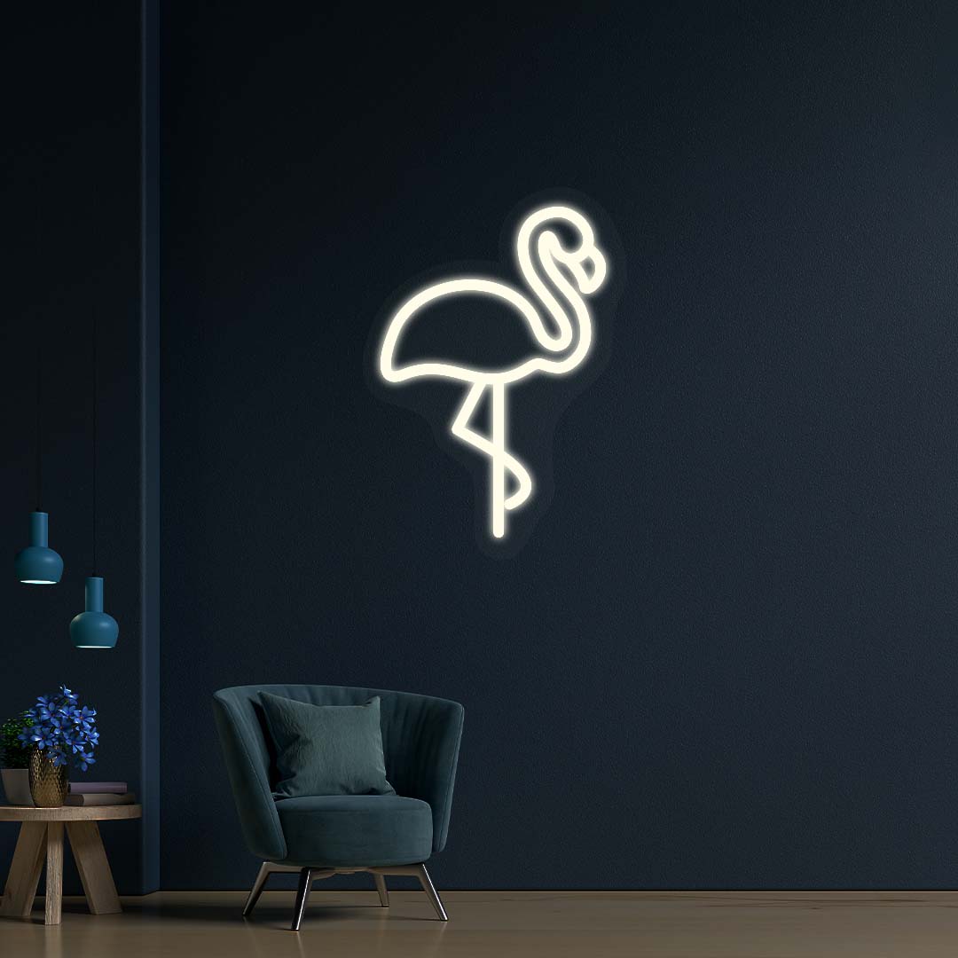 Flamingo Neon Sign | Warmwhite