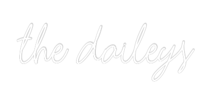 CN Wedding Neon: the daileys