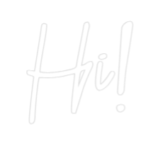 CN Wedding Neon: Hi!
