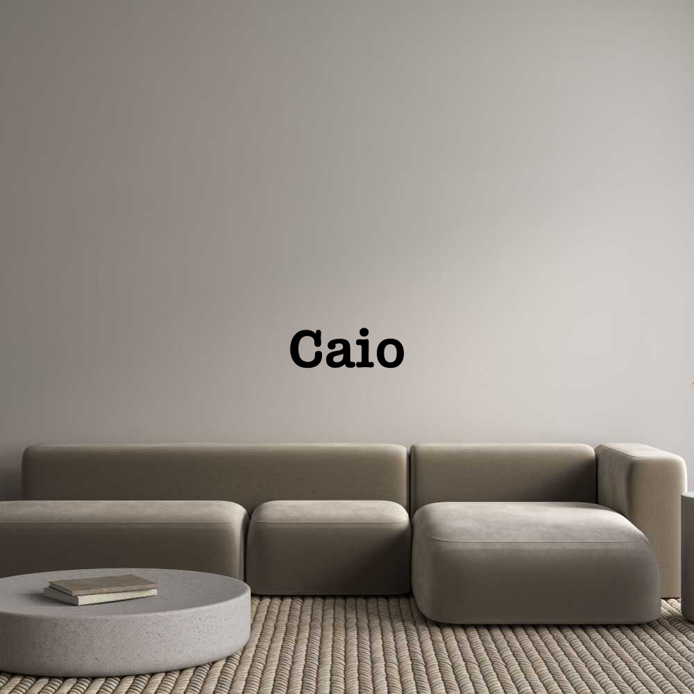 CN Acrylic Letter: Caio