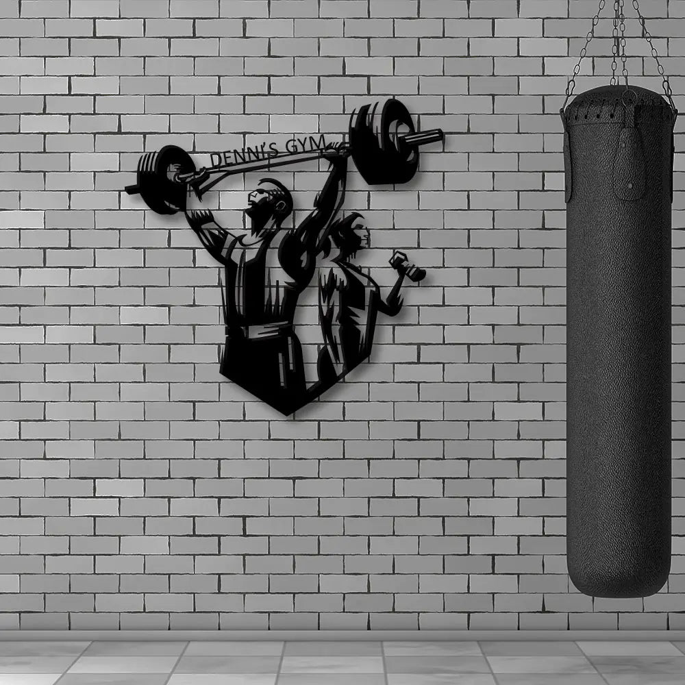 Custom Metal Gym Sign