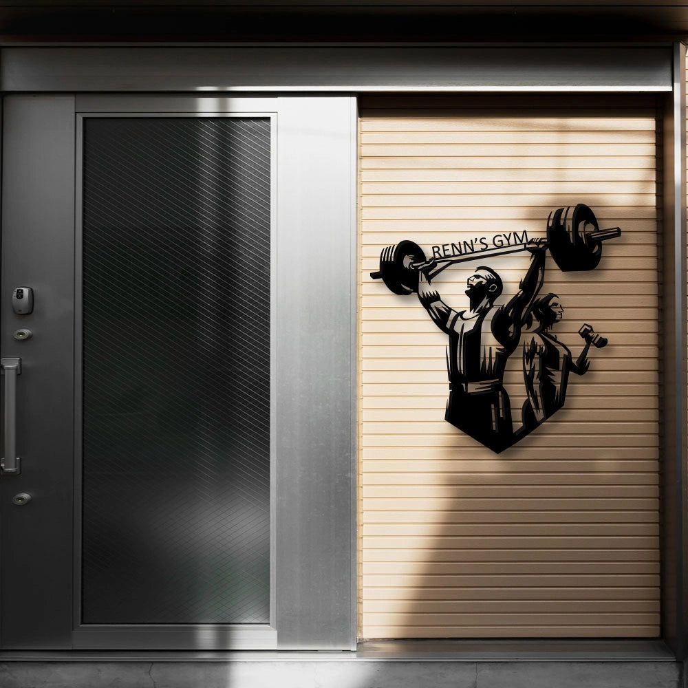Custom Metal Gym Sign