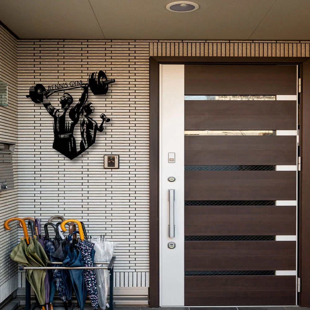 Custom Metal Gym Sign