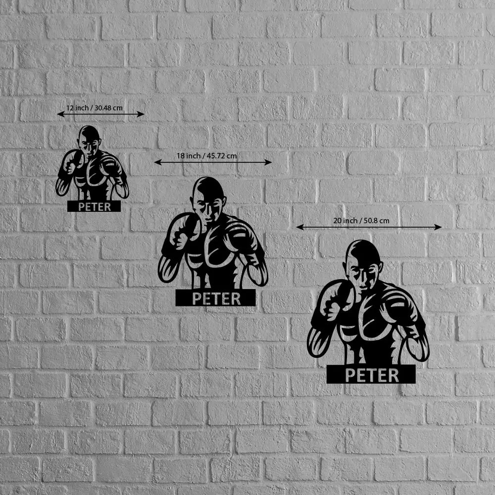 Boxer Custom Metal Sign