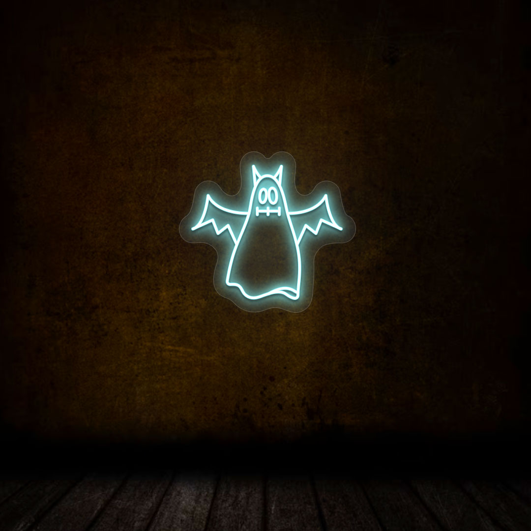 Scary Ghoul Neon Sign | Iceblue
