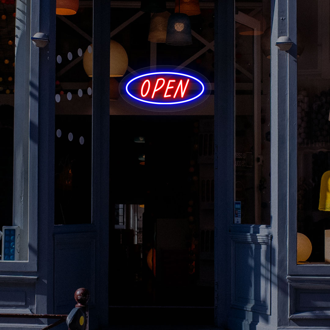 Vibrant Open Neon Sign | CNUS000037 - Red