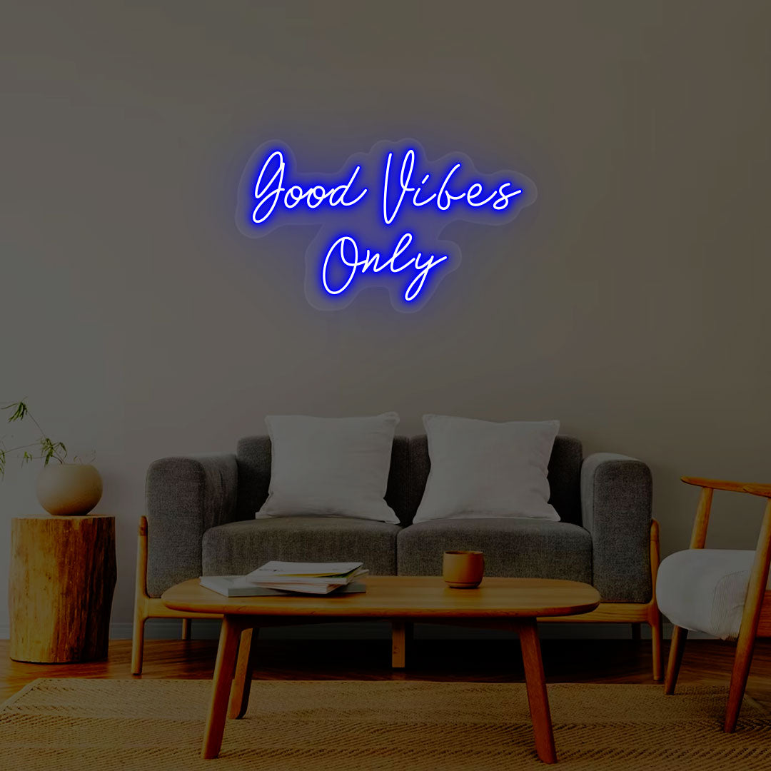 Good Vibes Only Neon Sign | CNUS000273 - Blue