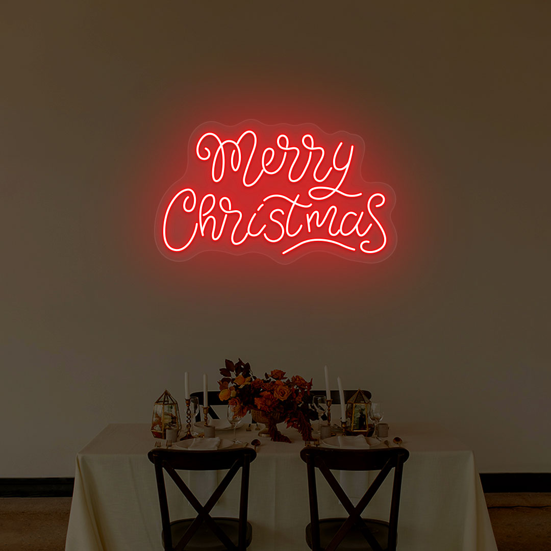 Cool Merry Christmas Neon Sign