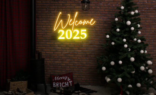 Celebrate New Year With Illuminating Neon Signs Decor