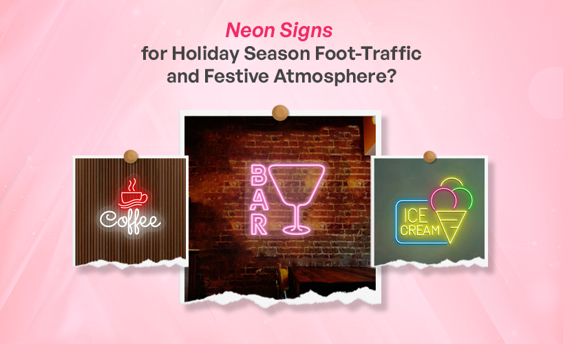 neon signs for holiday season