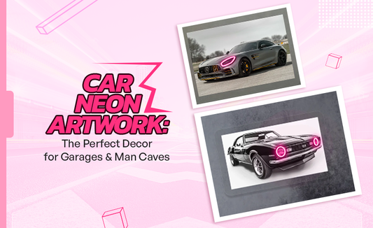 Car Neon Artwork: The Perfect Decor for Garages & Man Caves
