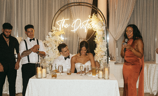How Warm White Wedding Neon Signs Can Transform Your Venue