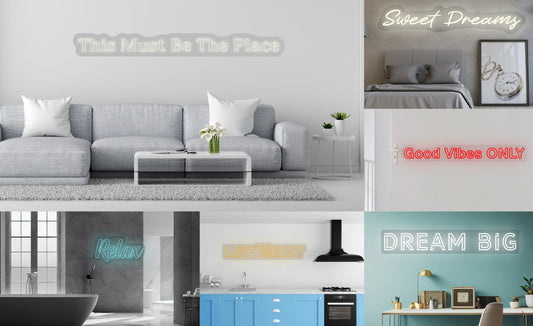 Finding the Ideal Neon Sign for Every Corner of Your Home