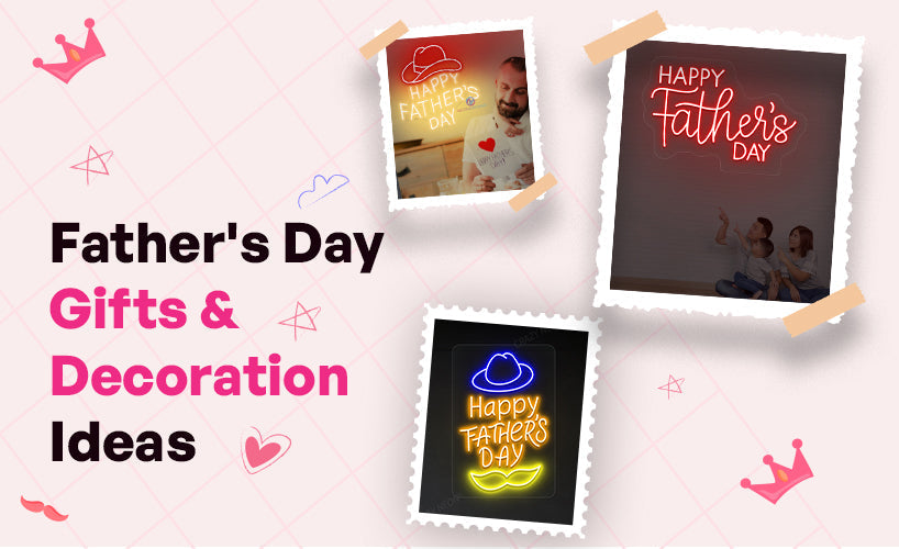 father's day neon signs