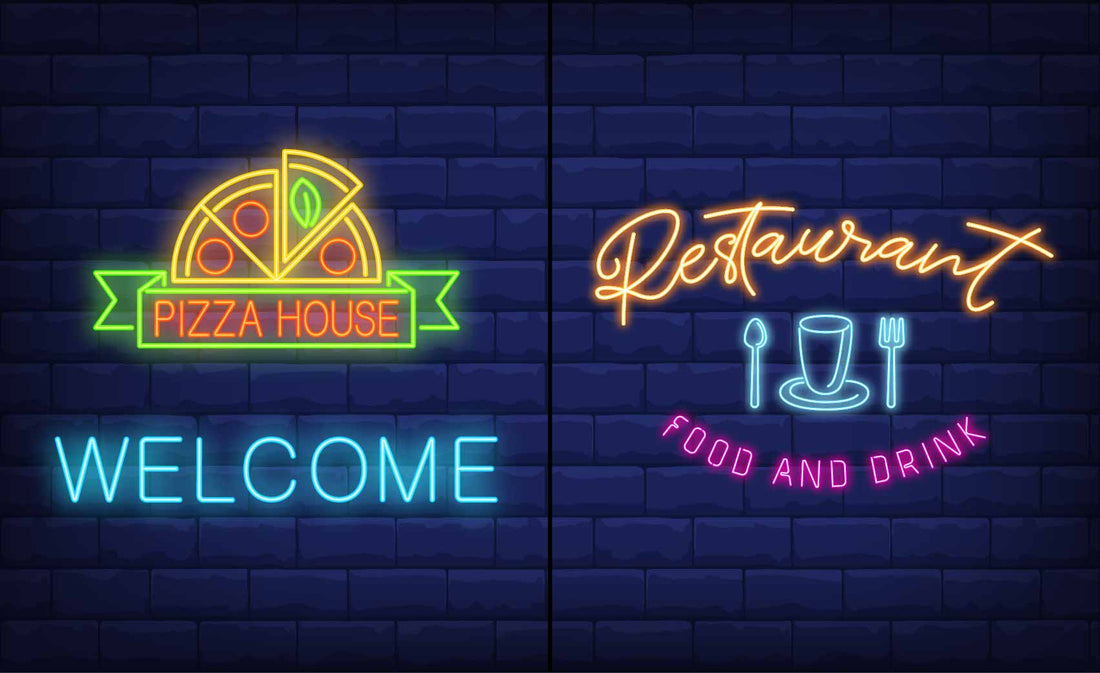 7 Restaurant Interior Design Ideas Featuring Neon Signs