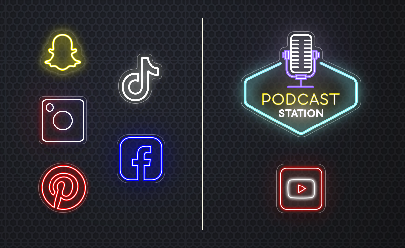 How LED Neon Can Boost Your Social Media and Podcast Engagement