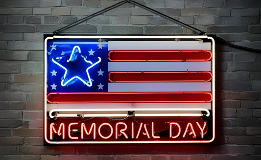 Light Up Memorial Day With Patriotic Neon Signs