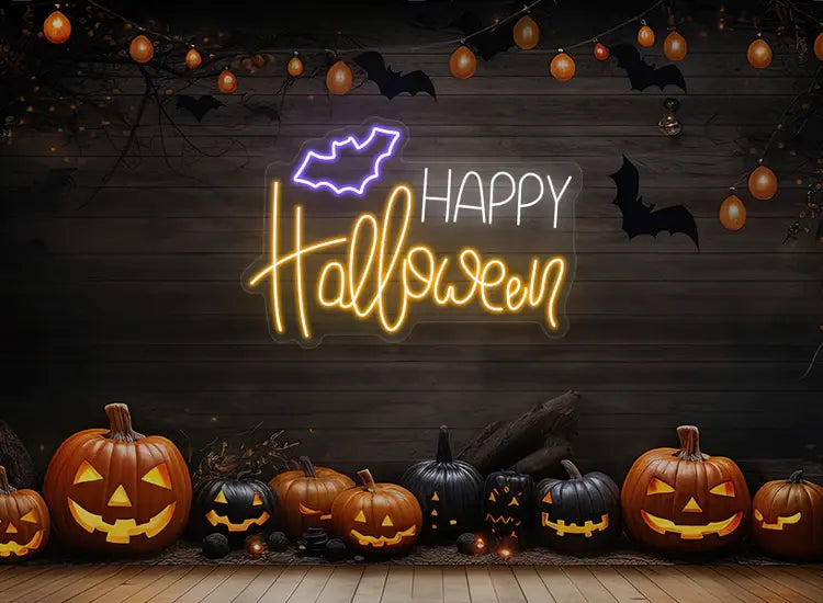 9 Halloween LED Neon Signs That Will Elevate Your Party Decor