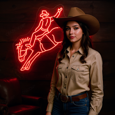 Cowboy LED Neon sign