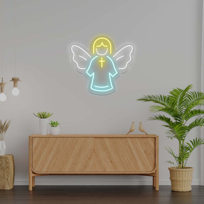 Christmas Angel Neon Sign