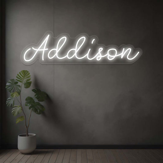 Addison Name Neon Sign | CNUS022769
